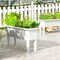 2 PCS Raised Garden Beds Self-Watering Planter Box with Detachable Legs and Drainage Hole